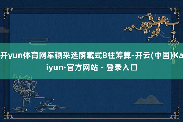 开yun体育网车辆采选荫藏式B柱筹算-开云(中国)Kaiyun·官方网站 - 登录入口