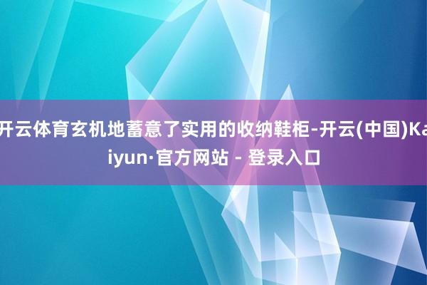 开云体育玄机地蓄意了实用的收纳鞋柜-开云(中国)Kaiyun·官方网站 - 登录入口