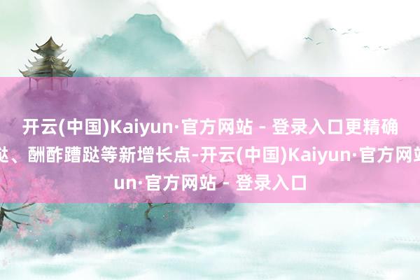 开云(中国)Kaiyun·官方网站 - 登录入口更精确激活夜间蹧跶、酬酢蹧跶等新增长点-开云(中国)Kaiyun·官方网站 - 登录入口