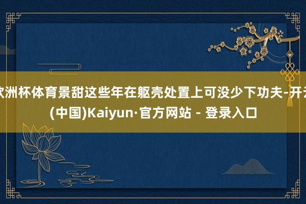 欧洲杯体育景甜这些年在躯壳处置上可没少下功夫-开云(中国)Kaiyun·官方网站 - 登录入口